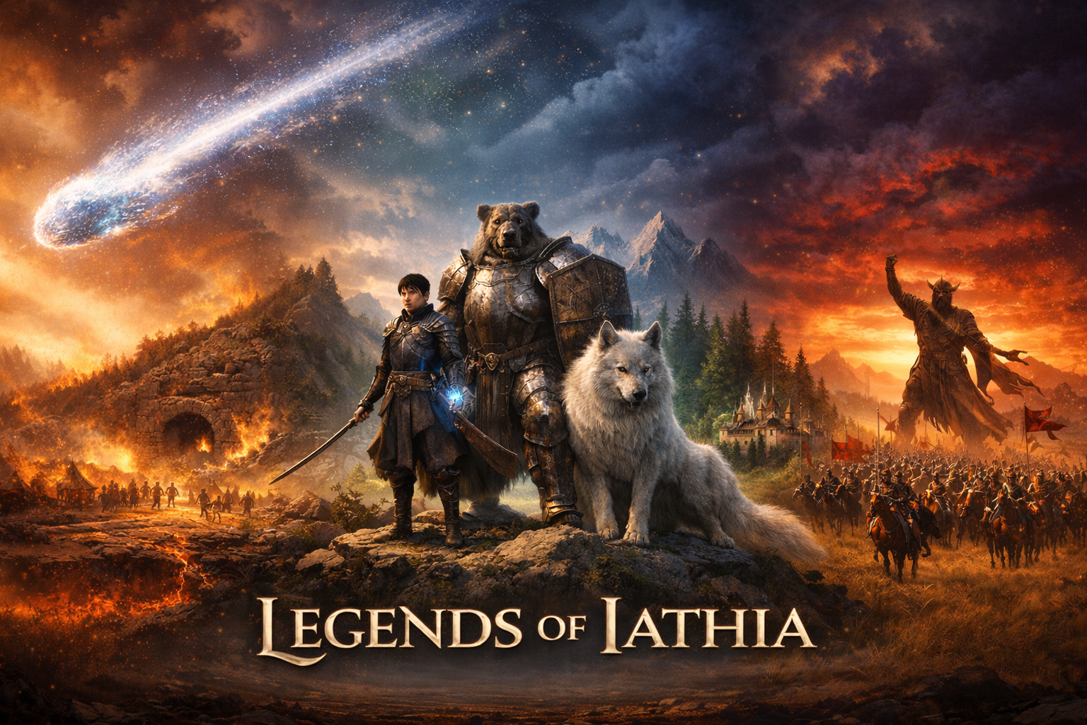 Legends of Iathia series cover